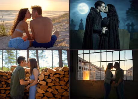 Paare beim Outdoor-Sex an Strand, Friedhof, Wald und verlassenen Gebäuden – Sex an öffentlichen Orten und Rastplätzen